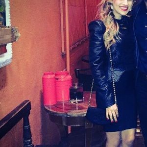 Gorgeous BCBG leather jacket